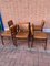 Vintage Chairs in Rosewood and Leather, 1960s, Set of 6, Image 3