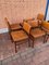 Vintage Chairs in Rosewood and Leather, 1960s, Set of 6, Image 6