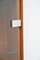 Swedish Teak Wall Showcase Cabinet with 3 Glass Doors 18