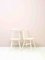 Weiß lackierte Pinstolar Stühle aus Holz, 1960er, 2er Set 4