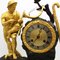 Reloj de péndulo Imperio de bronce dorado, siglo XIX, Imagen 2