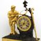 19th Century Empire Gilt Bronze Pendulum Clock, Image 11