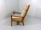 Senator Highback Chair by Ole Wanscher for Poul Jeppesens Møbelfabrik, 1960s, Image 7