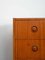 High Teak Chest of Drawers with Wooden Knobs, 1950s 6