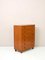 High Teak Chest of Drawers with Wooden Knobs, 1950s 3