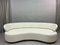 Vintage Alpha 3-Seater Sofa in White Leather from BoConcept 1