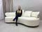 Vintage Alpha 3-Seater Sofa in White Leather from BoConcept 22