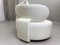 Vintage Alpha 3-Sitzer Sofa aus weißem Leder von BoConcept 6