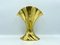 Sculptural Shell Vase in Brass, 1960s 2