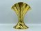 Sculptural Shell Vase in Brass, 1960s, Image 9