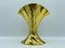 Vase Sculptural Shell en Laiton, 1960s 9