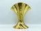Sculptural Shell Vase in Brass, 1960s 1