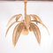 Palm Tree Ceiling Light in Rattan, 1990s, Image 8