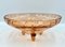 Czech Art Deco Fruit Bowl in Rose Pink Glass from Stolzle, 1930s, Image 1