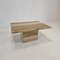 Italian Coffee Table in Travertine, 1980s, Image 5