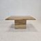 Italian Coffee Table in Travertine, 1980s 8