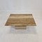 Italian Coffee Table in Travertine, 1980s 2