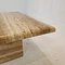 Italian Coffee Table in Travertine, 1980s 15