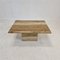 Italian Coffee Table in Travertine, 1980s 1