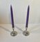 Art Deco Pewter Candlesticks by Just Andersen, 1940s, Set of 2, Image 5