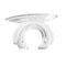 Double Arch Glass Ashtray by Jason Bauer and Romina Gonzales, Image 1