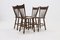 Dutch Brutalist Oak Dining Chairs, 1960s, Set of 4 3