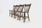 Dutch Brutalist Oak Dining Chairs, 1960s, Set of 4, Image 10