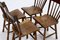 Dutch Brutalist Oak Dining Chairs, 1960s, Set of 4, Image 2