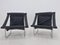 Mid-Century Chrome and Leather Armchairs, 1970s, Set of 2 7