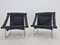 Mid-Century Chrome and Leather Armchairs, 1970s, Set of 2, Image 7