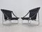 Fauteuils Mid-Century en Chrome et Cuir, 1970s, Set de 2 14