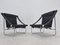 Mid-Century Chrome and Leather Armchairs, 1970s, Set of 2 14