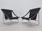 Fauteuils Mid-Century en Chrome et Cuir, 1970s, Set de 2 15