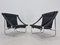 Mid-Century Chrome and Leather Armchairs, 1970s, Set of 2, Image 15