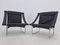 Mid-Century Chrome and Leather Armchairs, 1970s, Set of 2 12