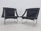 Mid-Century Chrome and Leather Armchairs, 1970s, Set of 2, Image 12