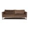 Three-Seater Brown Sofa in Leather by Tommy M for Machalke, Image 1