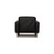 Fauteuil en Cuir Noir par Rolf Benz 7