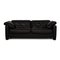 DS 17 Sofa aus schwarzem Leder von De Sede 1