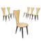 Chaises de Umberto Mascagni, 1950s, Set de 6 1