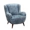 Fauteuil Vintage en Velours, 1950s 1