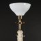 Vintage Bodenlampe aus Alabaster 6