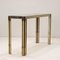 Italian Console Table in Brass, 1970s, Image 10