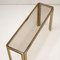 Italian Console Table in Brass, 1970s 8