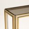 Italian Console Table in Brass, 1970s 3