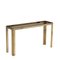 Italian Console Table in Brass, 1970s, Image 1