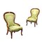 Louis Philippe Style Armchairs, Set of 2 1