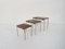 Tables Gigognes Mid-Century, Pays-Bas, 1960s, Set de 3 2