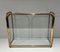 Brass Framed Fire Screen with Glass Shutters, 1970s, Image 12