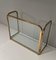 Brass Framed Fire Screen with Glass Shutters, 1970s, Image 6